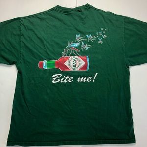 Vintage 1999 Tabasco Hot Sauce T-shirt Size XL